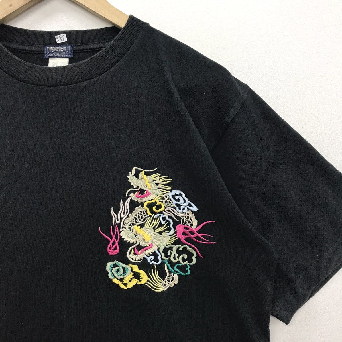 Japanese Brand × Toyo Enterprises Rare!! Toyo Enterprise Sukajan Dragon Embroidery Logo Tee Size US L / EU 52-54 / 3 - 8 Thumbnail
