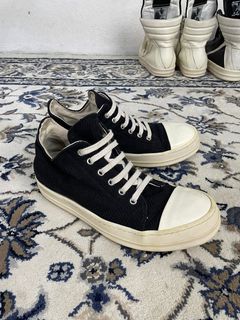 SOLD OUT/ RICK OWENS Mainline Ramones Low Sneaker. Made in italy. SIZE: 41  /26-27cm/ CONDITION: USED GOOD ALL PRICE: 6.500.000 VND ~…