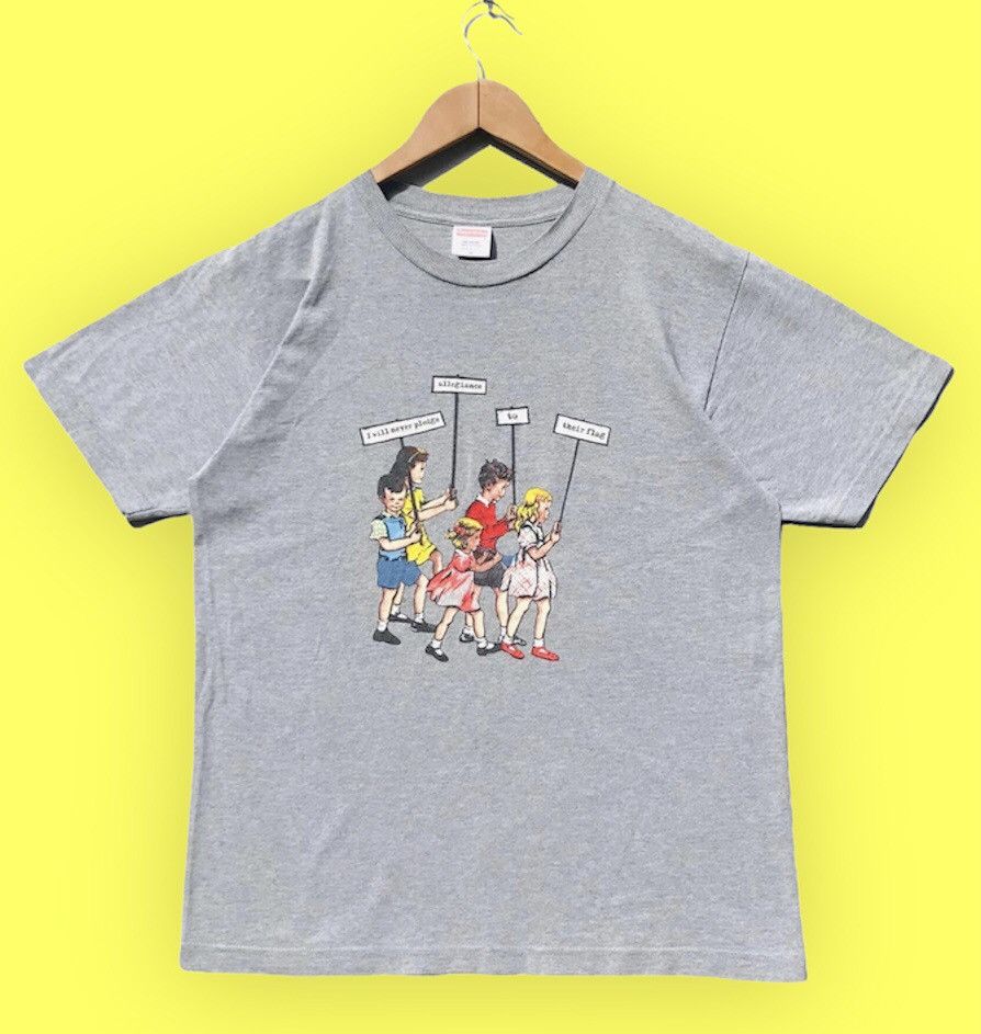 image of Supreme Anti-Establishment Tee Ss08 in Silver, Men's (Size Medium)