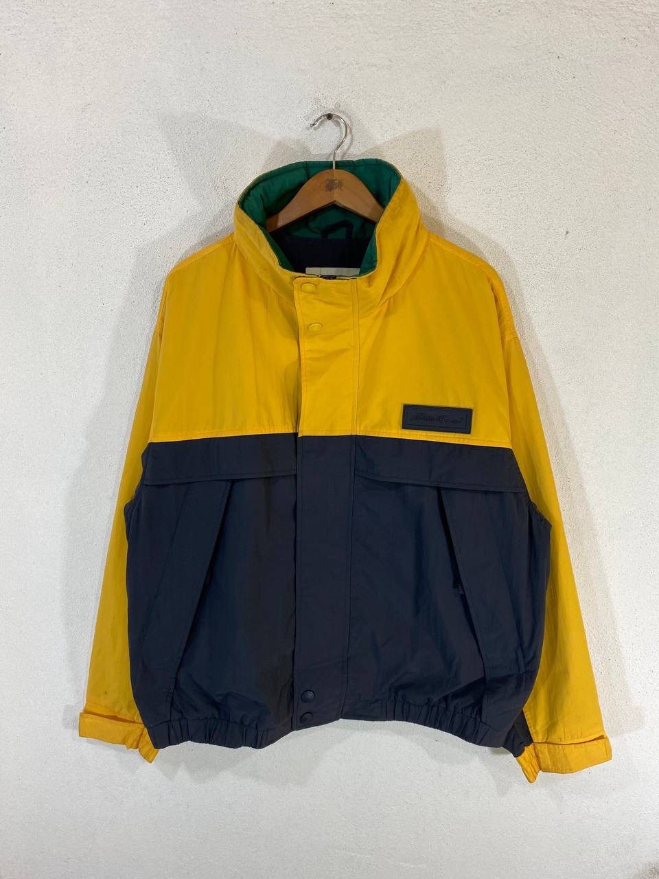 image of Avant Garde x Eddie Bauer Vintage Eddie Bauer Puffer Jacket Sailing Multicolour in Yellow (Size Lar