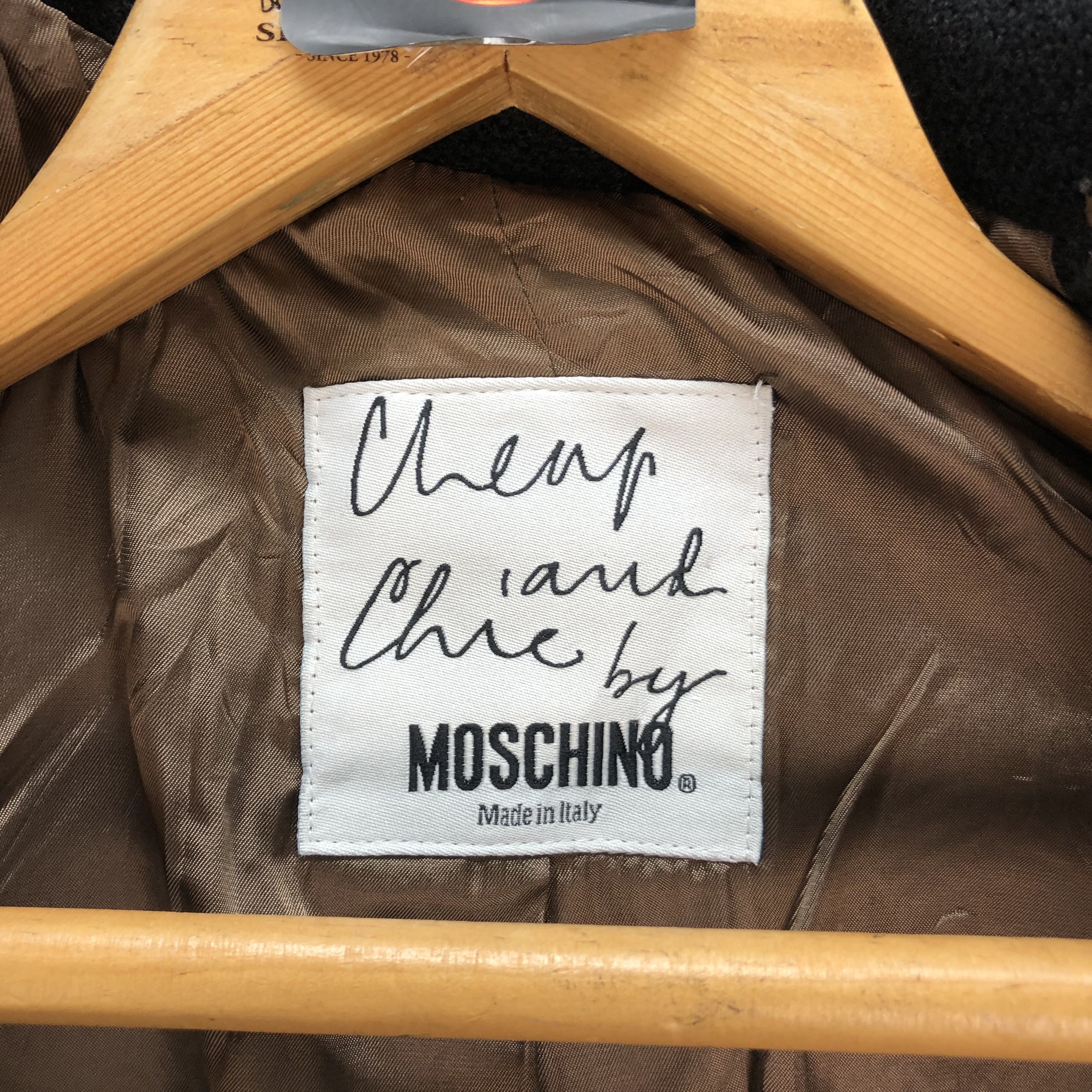 Moschino MOSCHINO BLACK WOOL JACKET #6835-93 Size M / US 6-8 / IT 42-44 - 10 Thumbnail