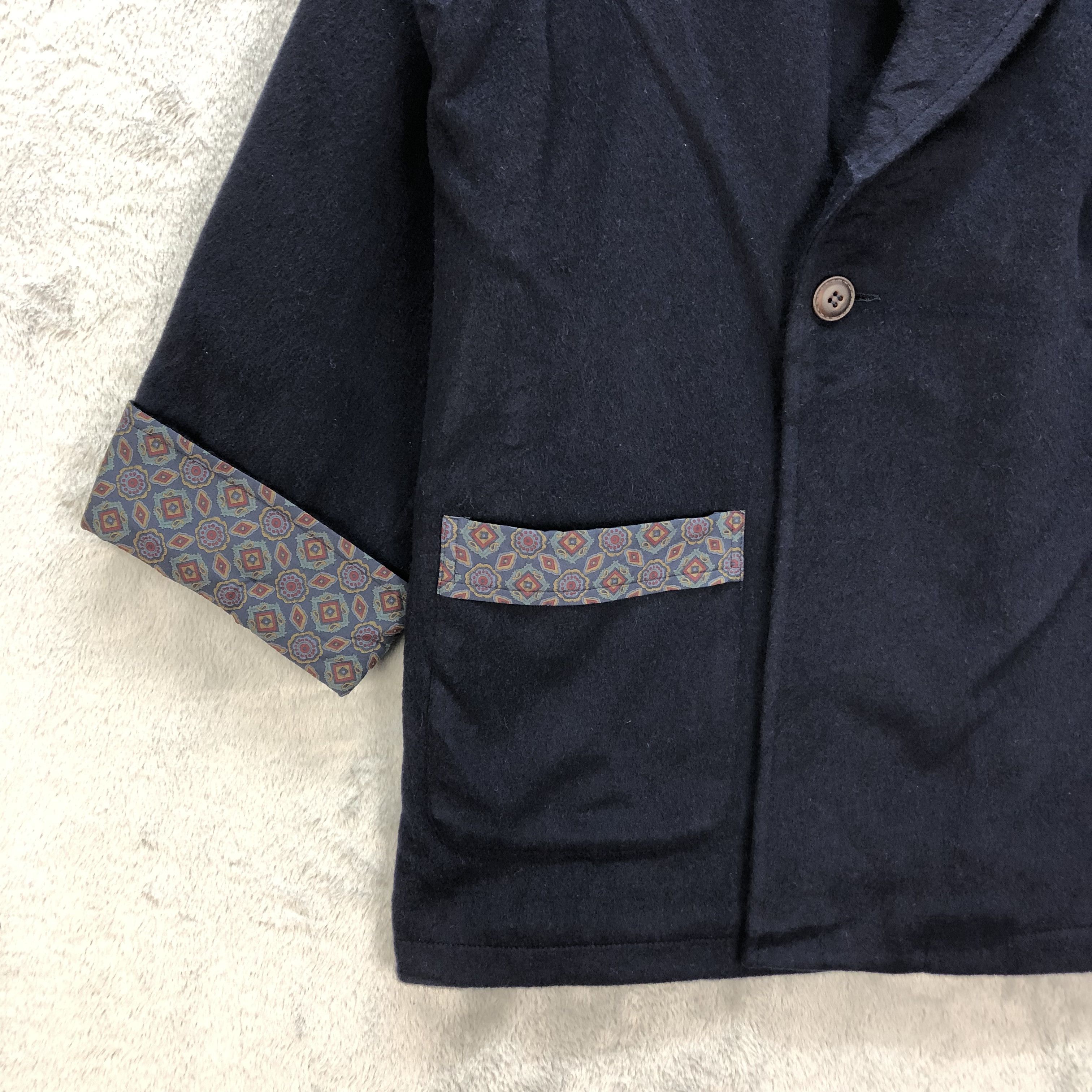 Burberry VINTAGE BURBERRYS EMBROIDERY LOGO WOOL COAT #6823-92 Size US L / EU 52-54 / 3 - 5 Thumbnail