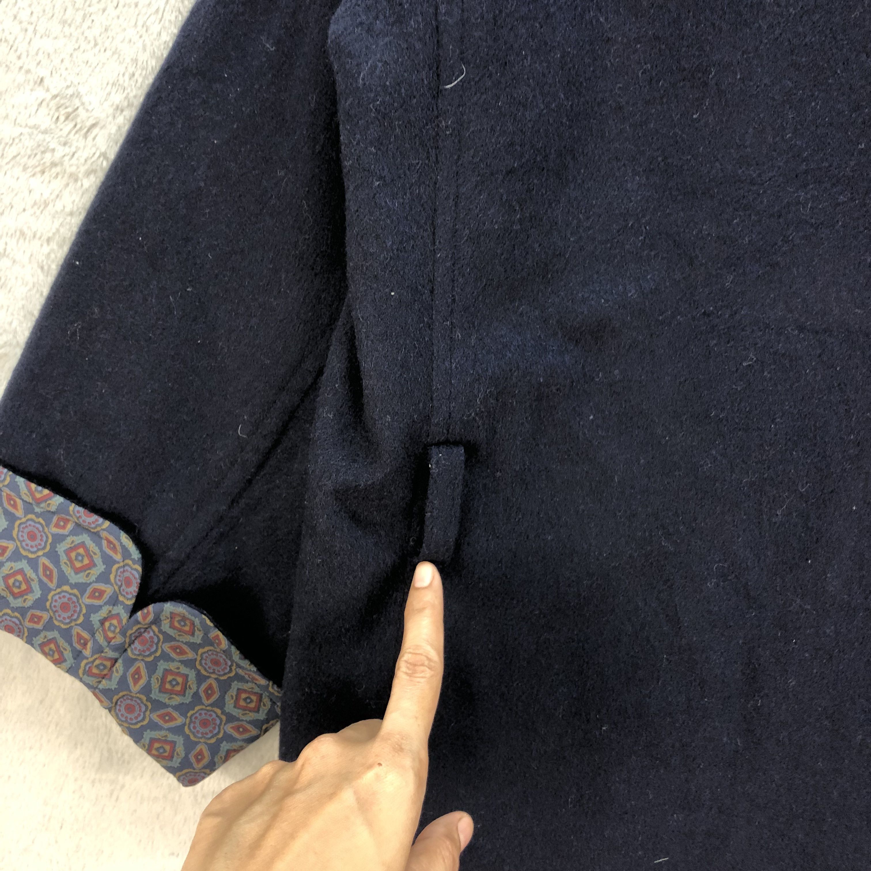 Burberry VINTAGE BURBERRYS EMBROIDERY LOGO WOOL COAT #6823-92 Size US L / EU 52-54 / 3 - 11 Thumbnail