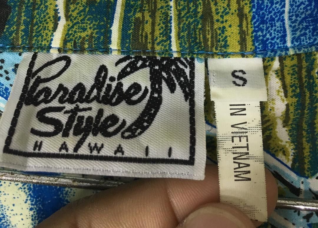 Paradise × Vintage Vintage 80s Paradise Style Hawaiian Motorcycle Size US S / EU 44-46 / 1 - 7 Thumbnail