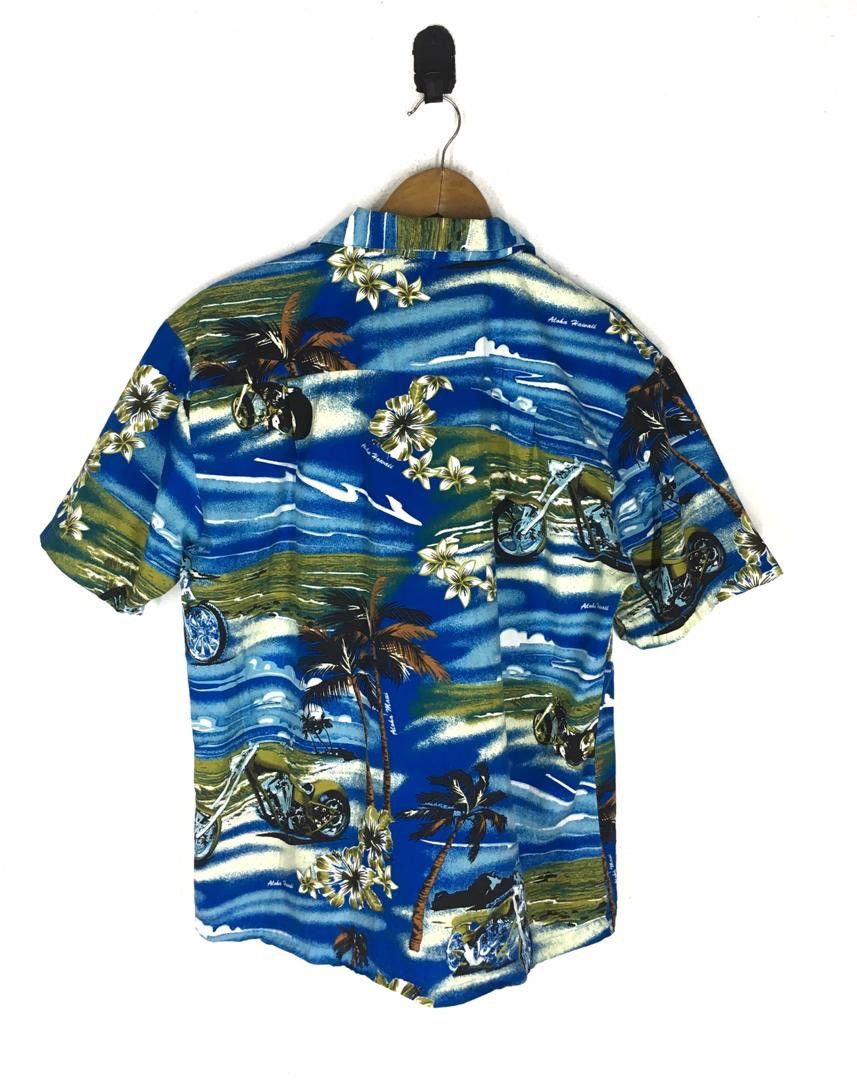Paradise × Vintage Vintage 80s Paradise Style Hawaiian Motorcycle Size US S / EU 44-46 / 1 - 2 Thumbnail