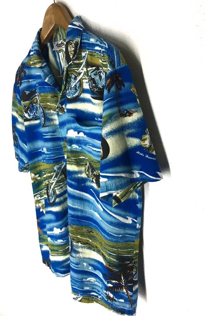Paradise × Vintage Vintage 80s Paradise Style Hawaiian Motorcycle Size US S / EU 44-46 / 1 - 4 Thumbnail