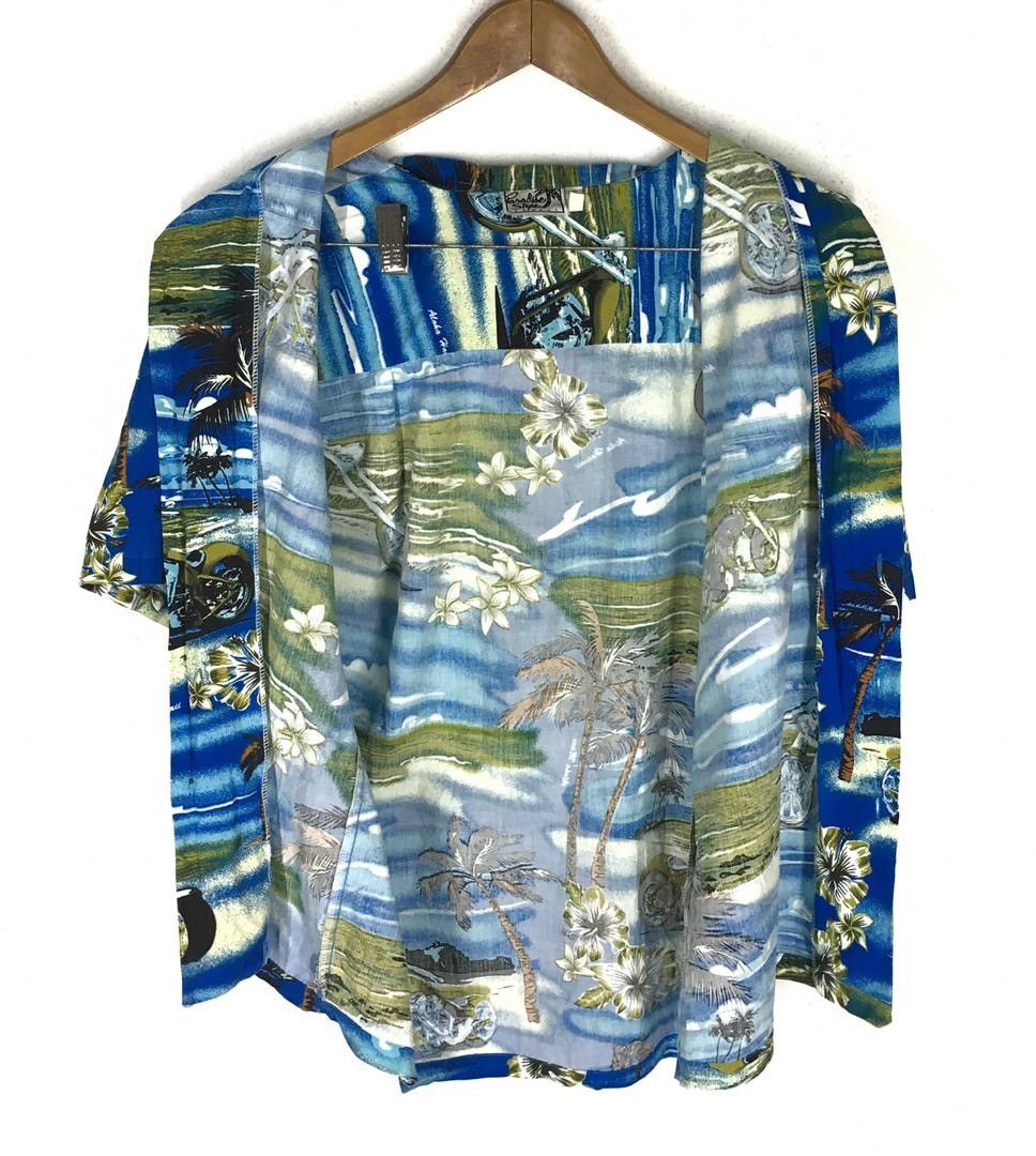 Paradise × Vintage Vintage 80s Paradise Style Hawaiian Motorcycle Size US S / EU 44-46 / 1 - 5 Thumbnail