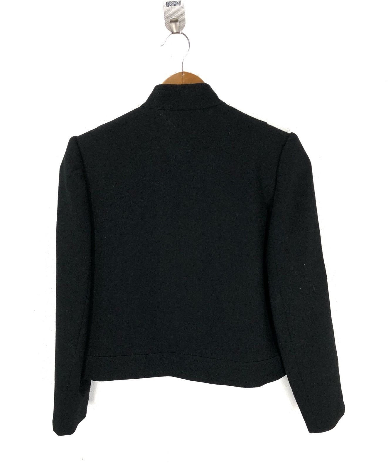 Lanvin × Vintage Lanvin Paris Military Style Wool Jacket Black Gold Buttons Size US S / EU 44-46 / 1 - 6 Thumbnail