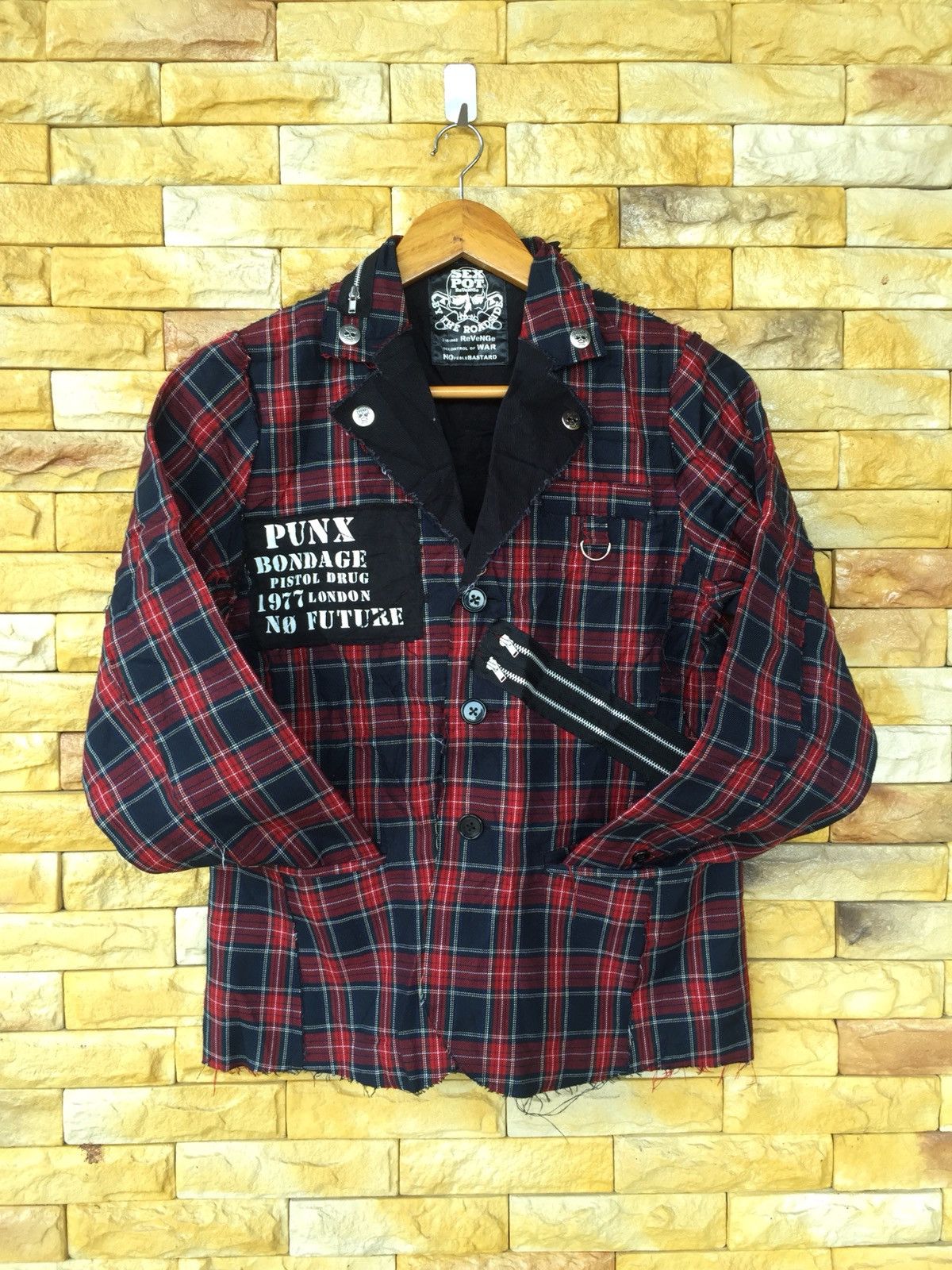 Japanese Brand JAPAN BRAND SEX POT PUNK BONDAGE SEDITIONARIES Size US M / EU 48-50 / 2 - 3 Thumbnail