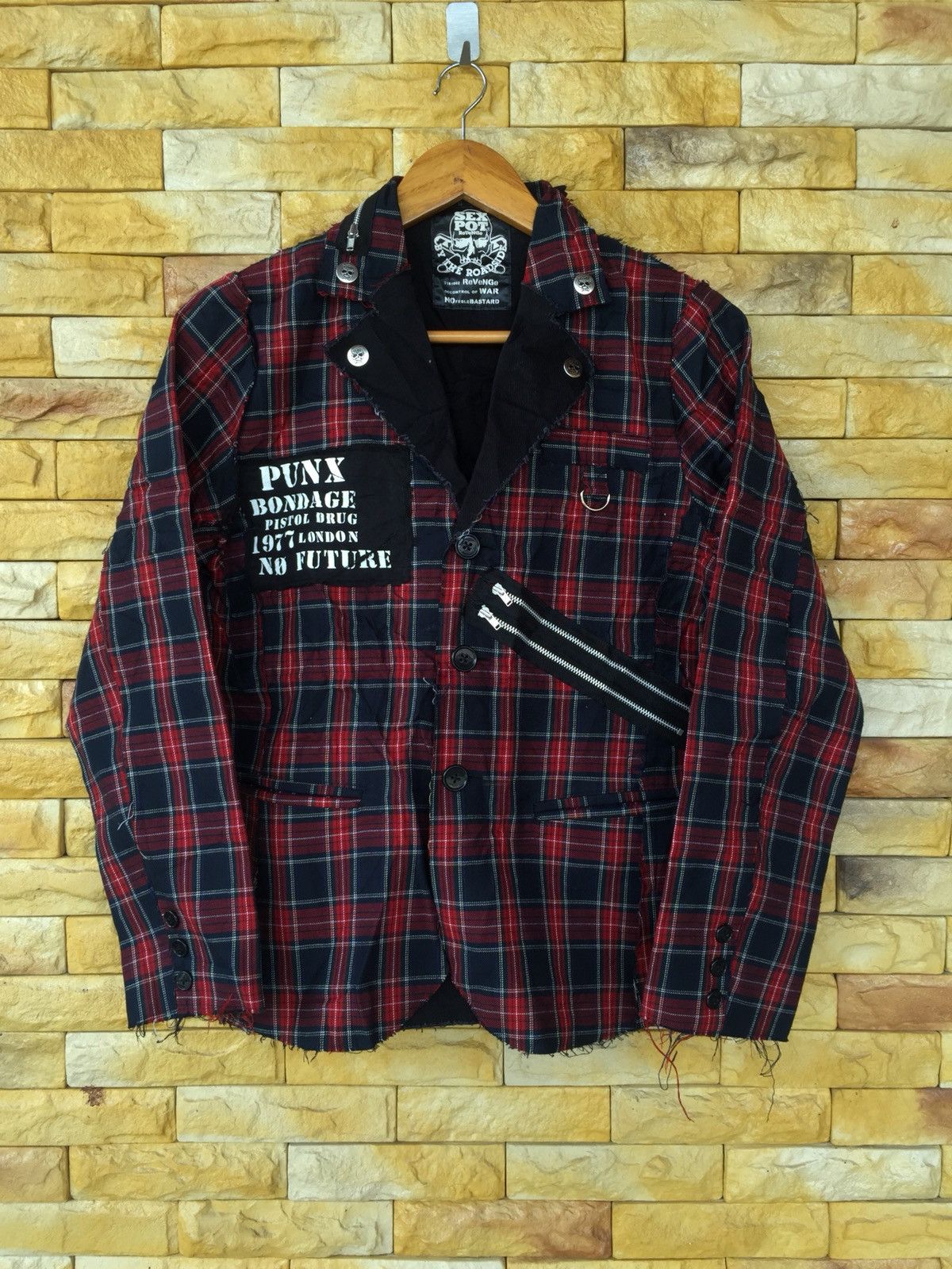 Japanese Brand JAPAN BRAND SEX POT PUNK BONDAGE SEDITIONARIES Size US M / EU 48-50 / 2 - 1 Thumbnail