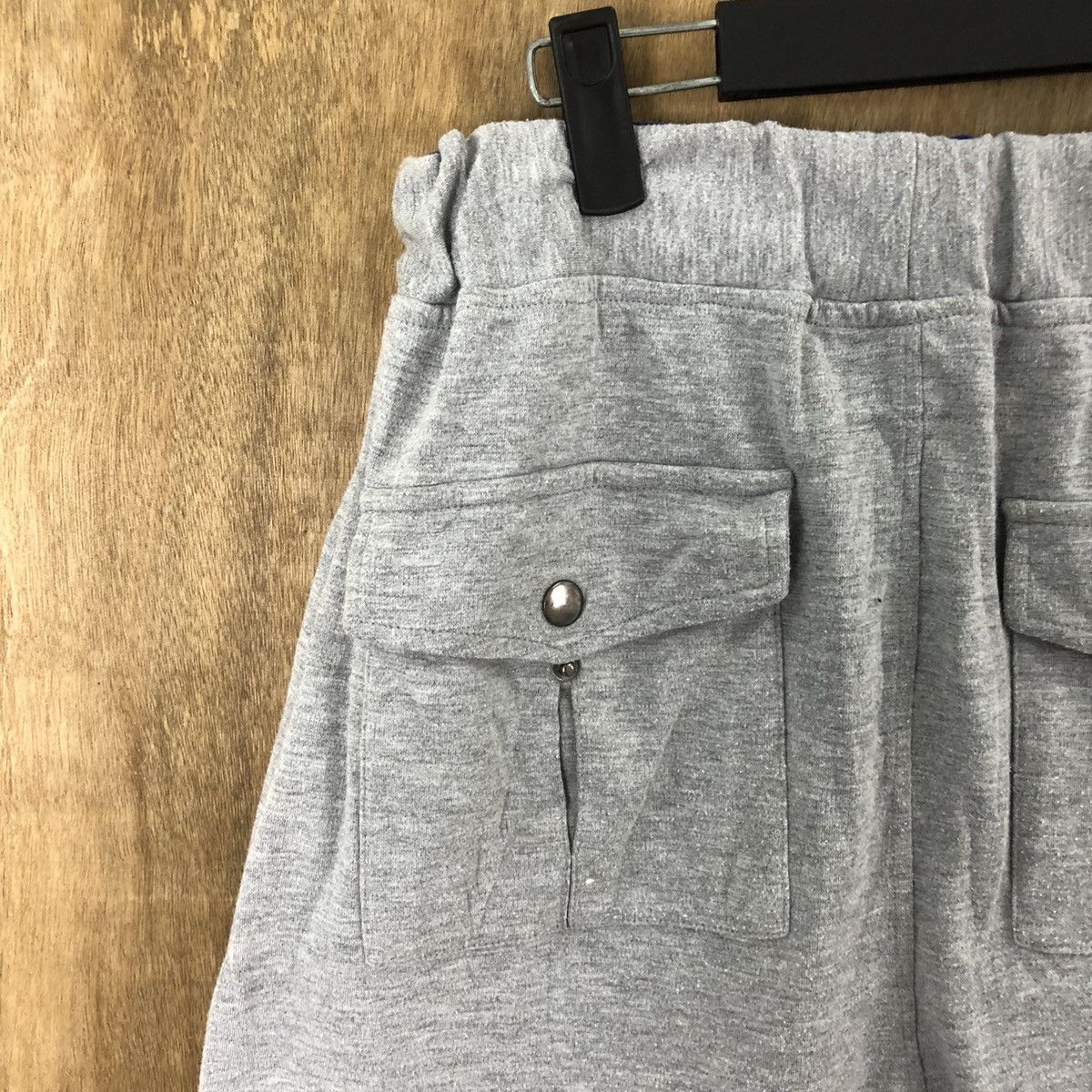 Japanese Brand Halman Grey Cropped Cargo Multipocket pants #6185 Size US 27 - 11 Thumbnail
