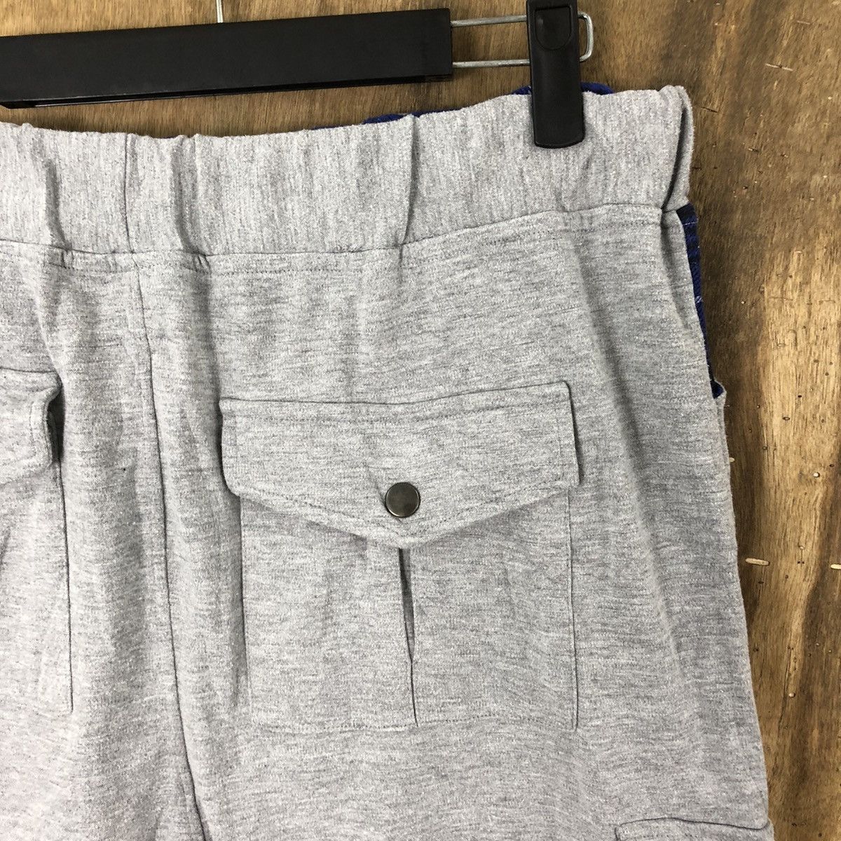 Japanese Brand Halman Grey Cropped Cargo Multipocket pants #6185 Size US 27 - 12 Thumbnail