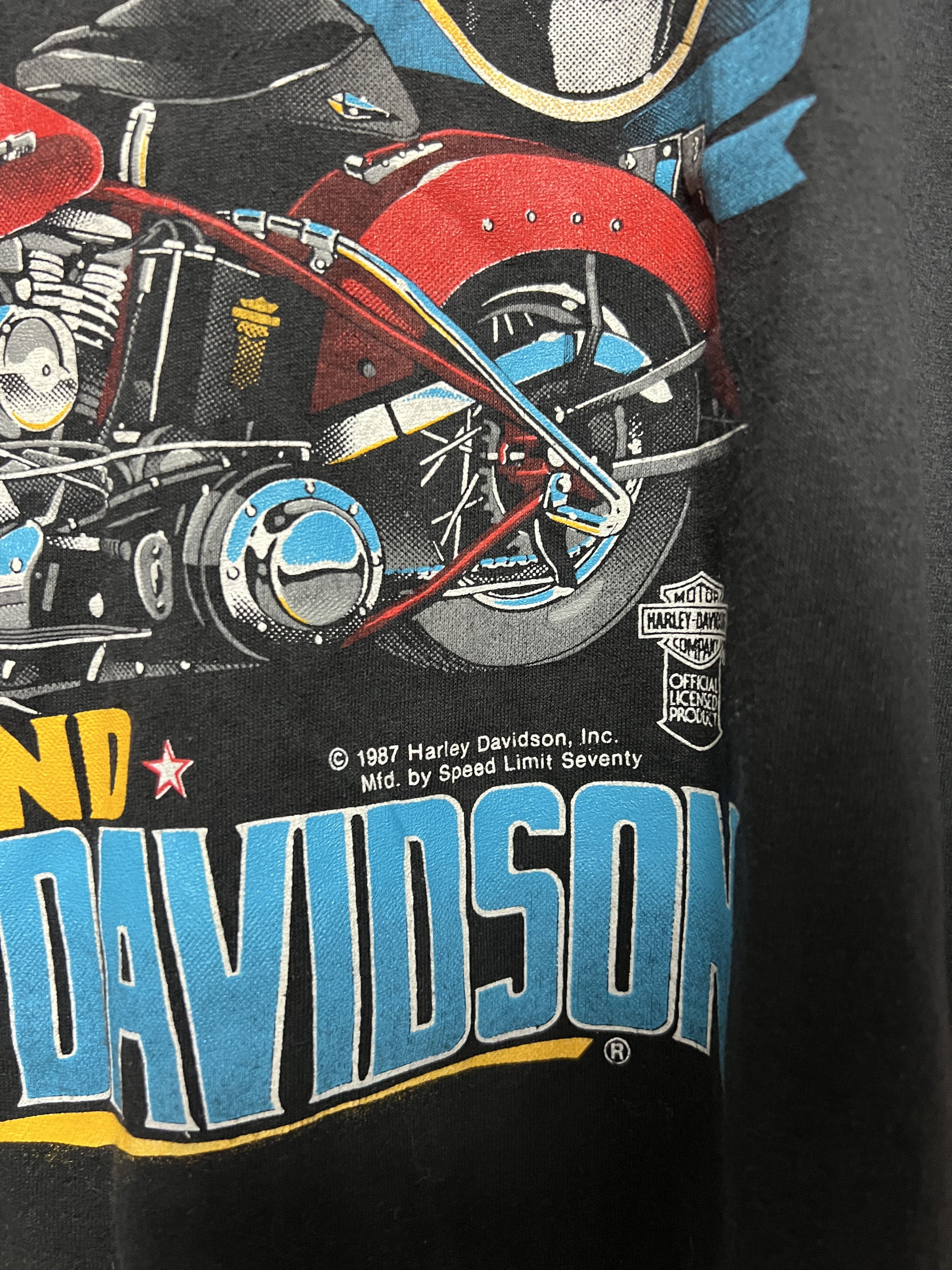 Harley Davidson Harley Davidson 1987 American Legend James Dean Vintage Tee Size US L / EU 52-54 / 3 - 7 Thumbnail