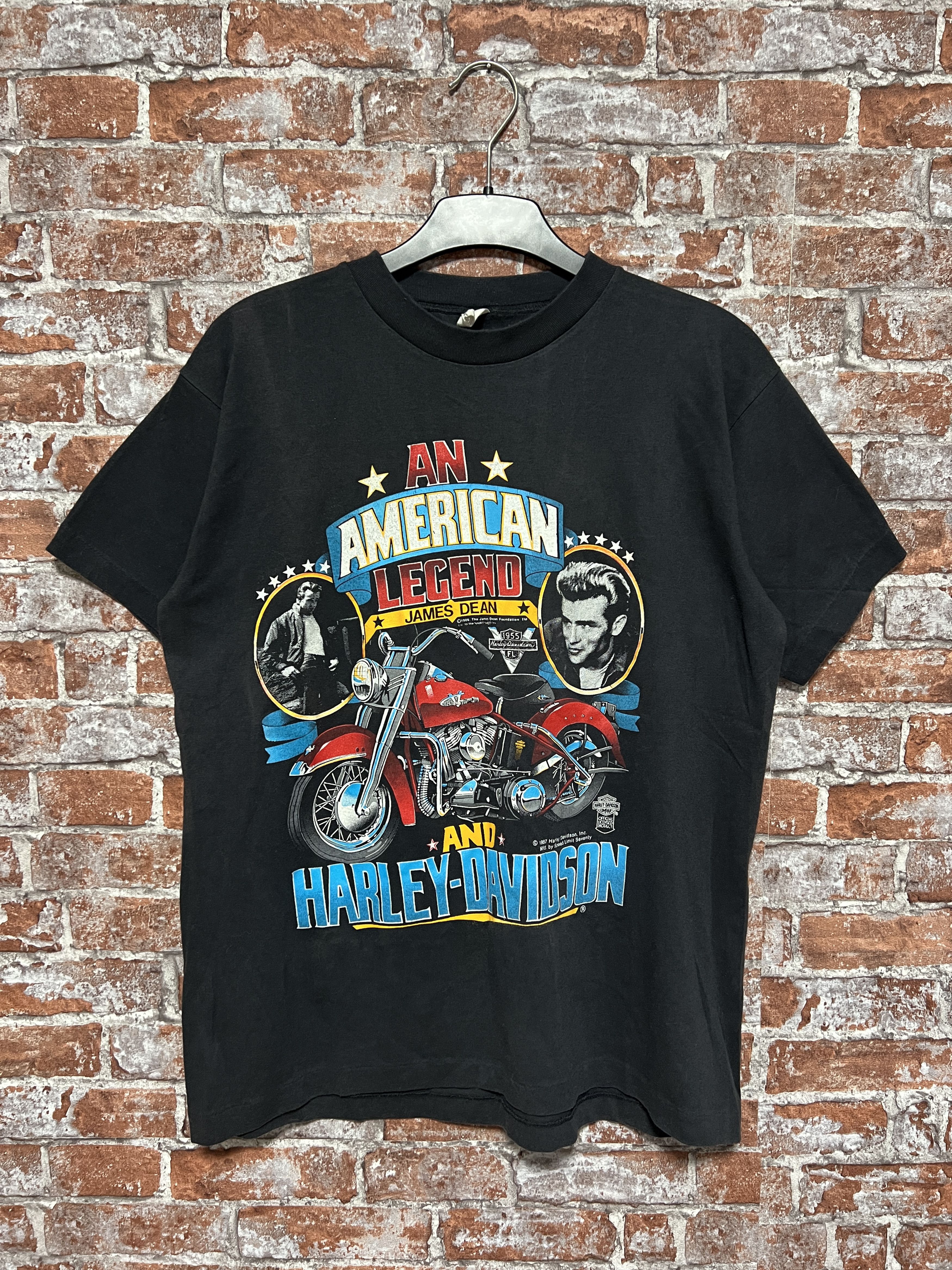 Harley Davidson Harley Davidson 1987 American Legend James Dean Vintage Tee Size US L / EU 52-54 / 3 - 1 Thumbnail
