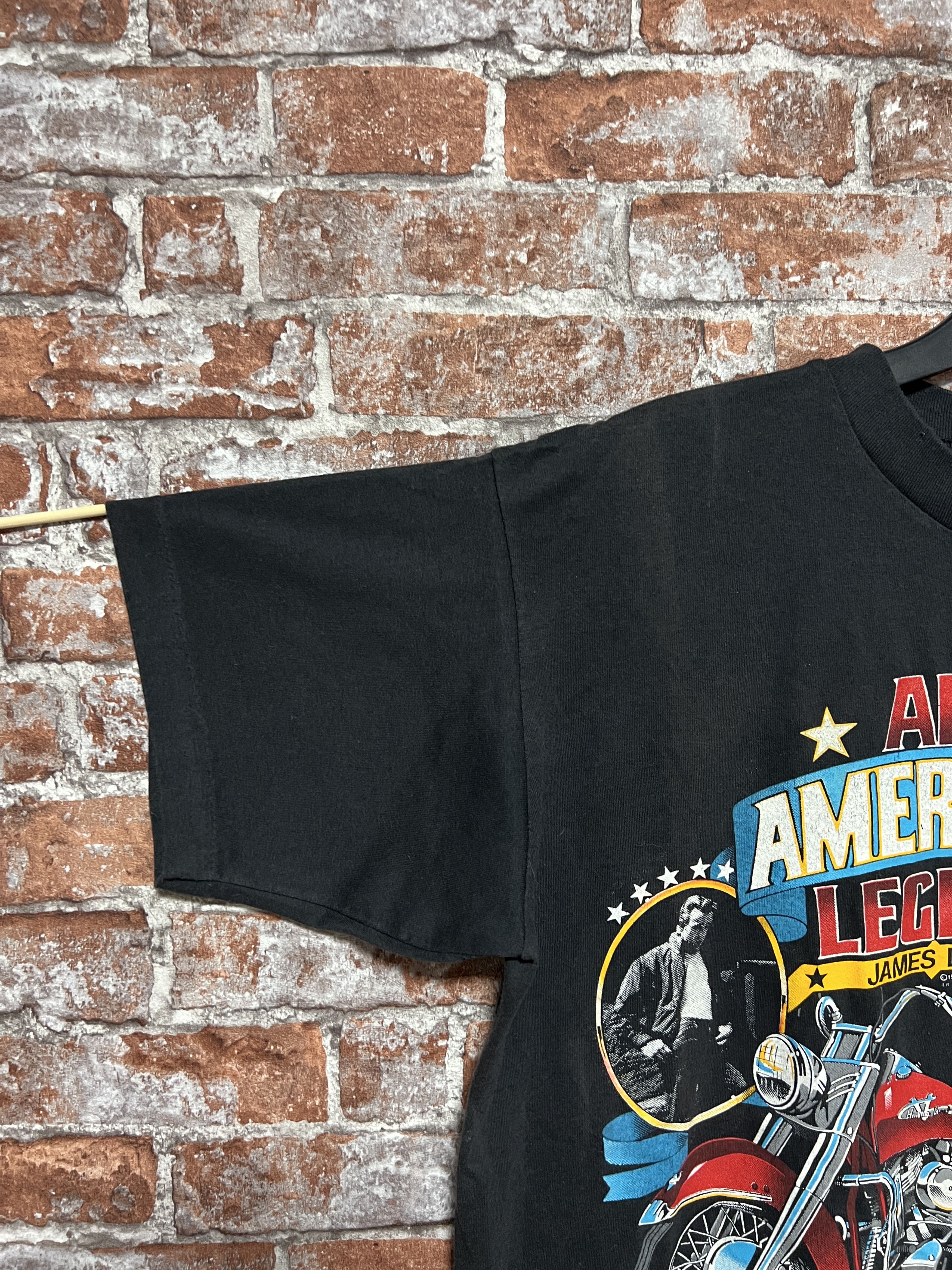 Harley Davidson Harley Davidson 1987 American Legend James Dean Vintage Tee Size US L / EU 52-54 / 3 - 3 Thumbnail