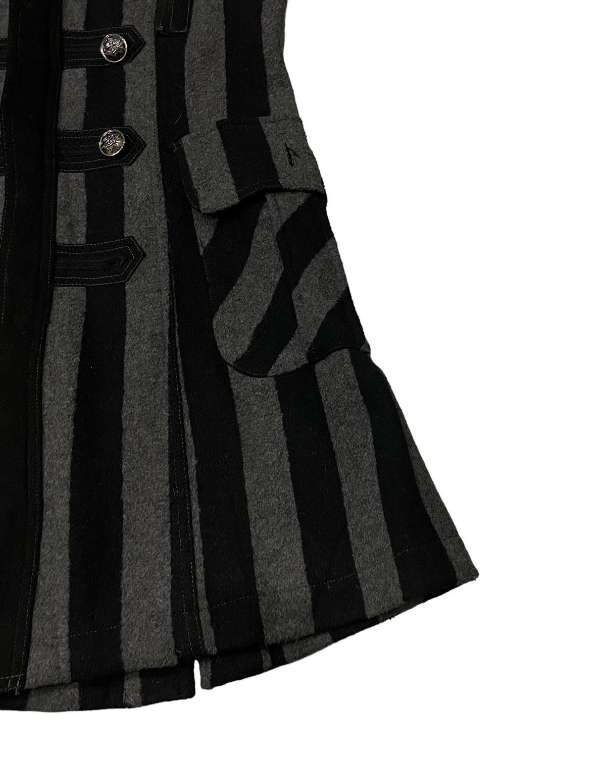 Le Grande Bleu (L.G.B.) Vintage Algonquins Seditionaries Gothic Punk Long Jacket Size S / US 4 / IT 40 - 3 Thumbnail