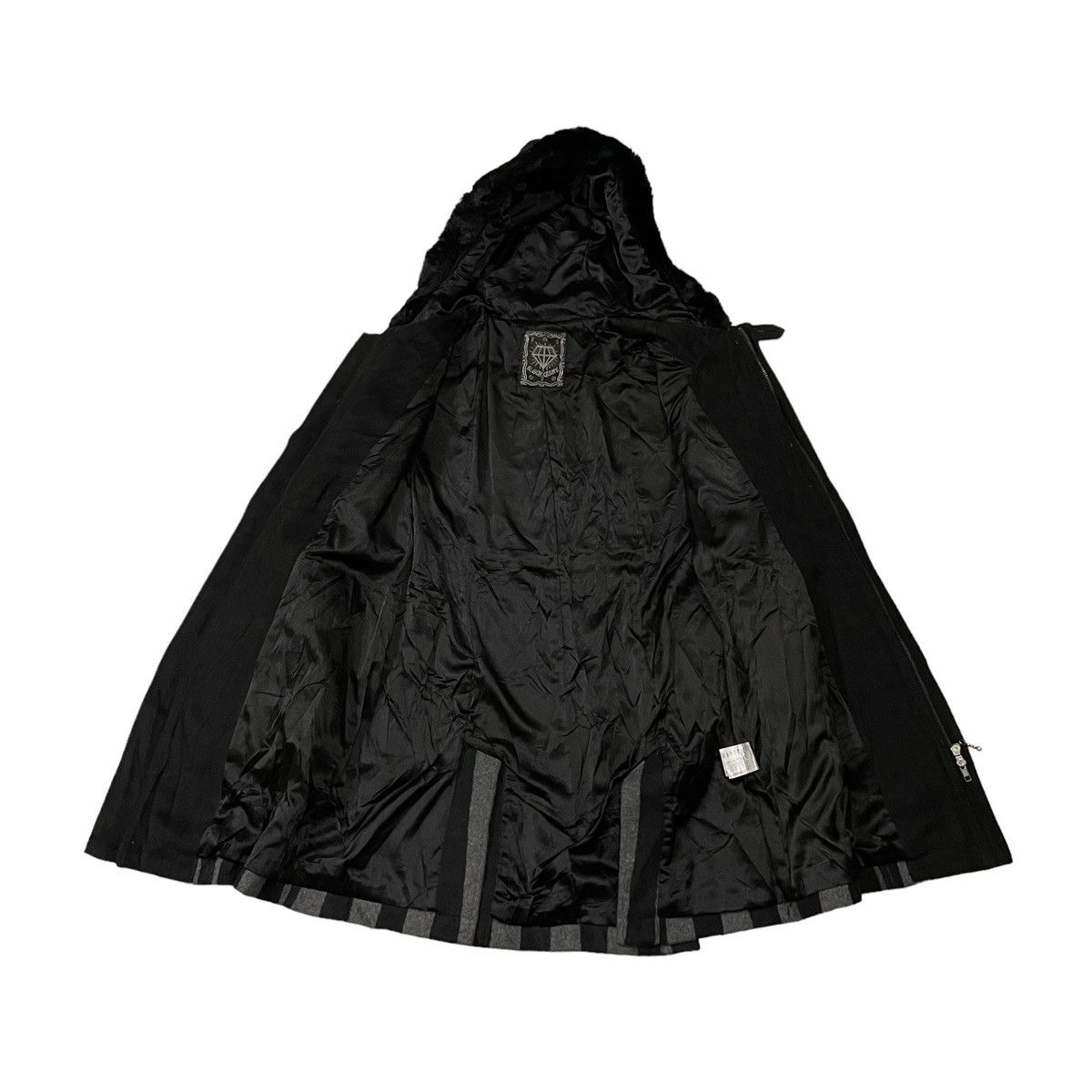 Le Grande Bleu (L.G.B.) Vintage Algonquins Seditionaries Gothic Punk Long Jacket Size S / US 4 / IT 40 - 21 Thumbnail
