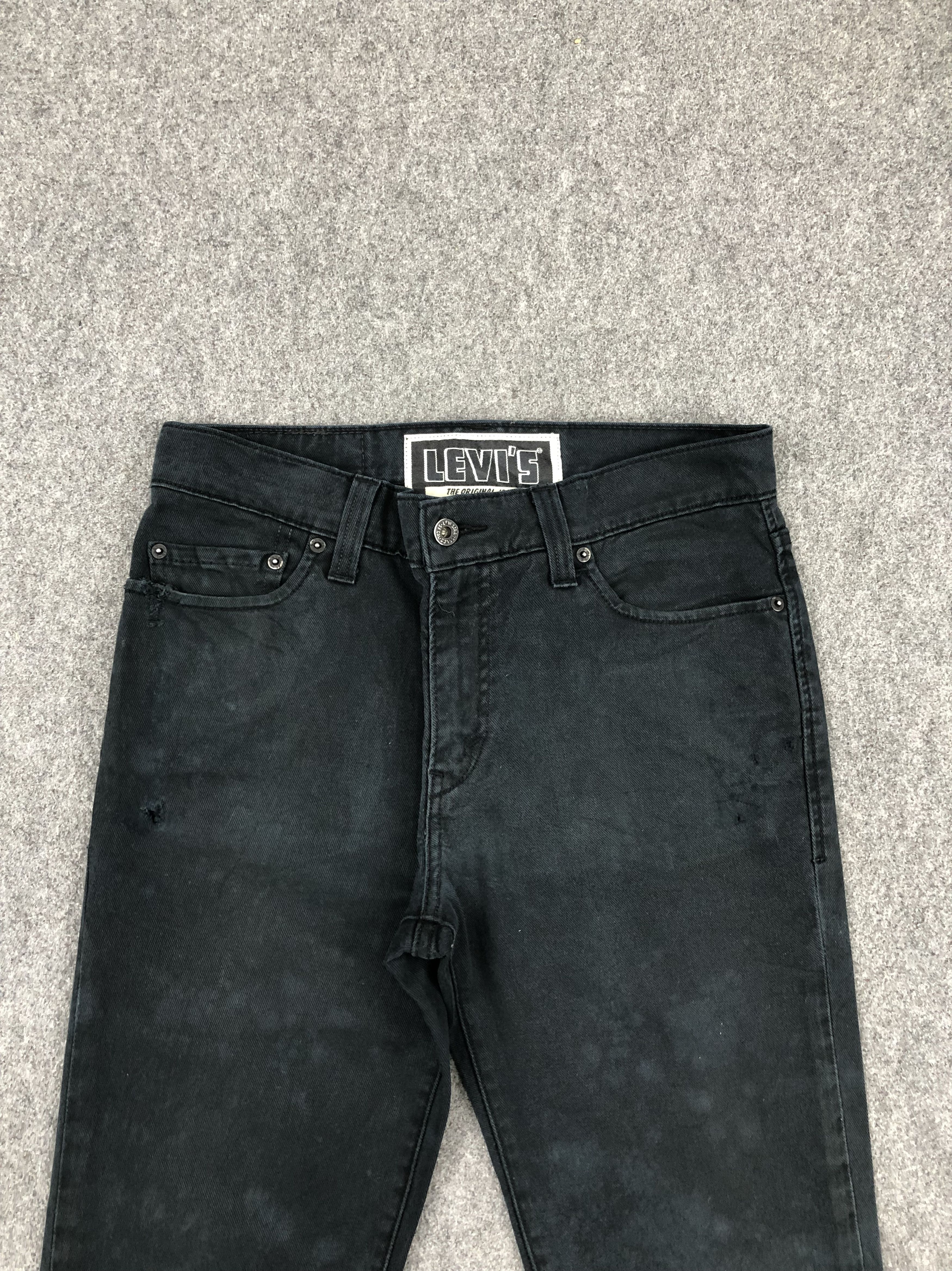 Levi's × Vintage Vintage Levis 510 Faded Black Skinny Jeans DP1480 Size US 32 / EU 48 - 2 Thumbnail