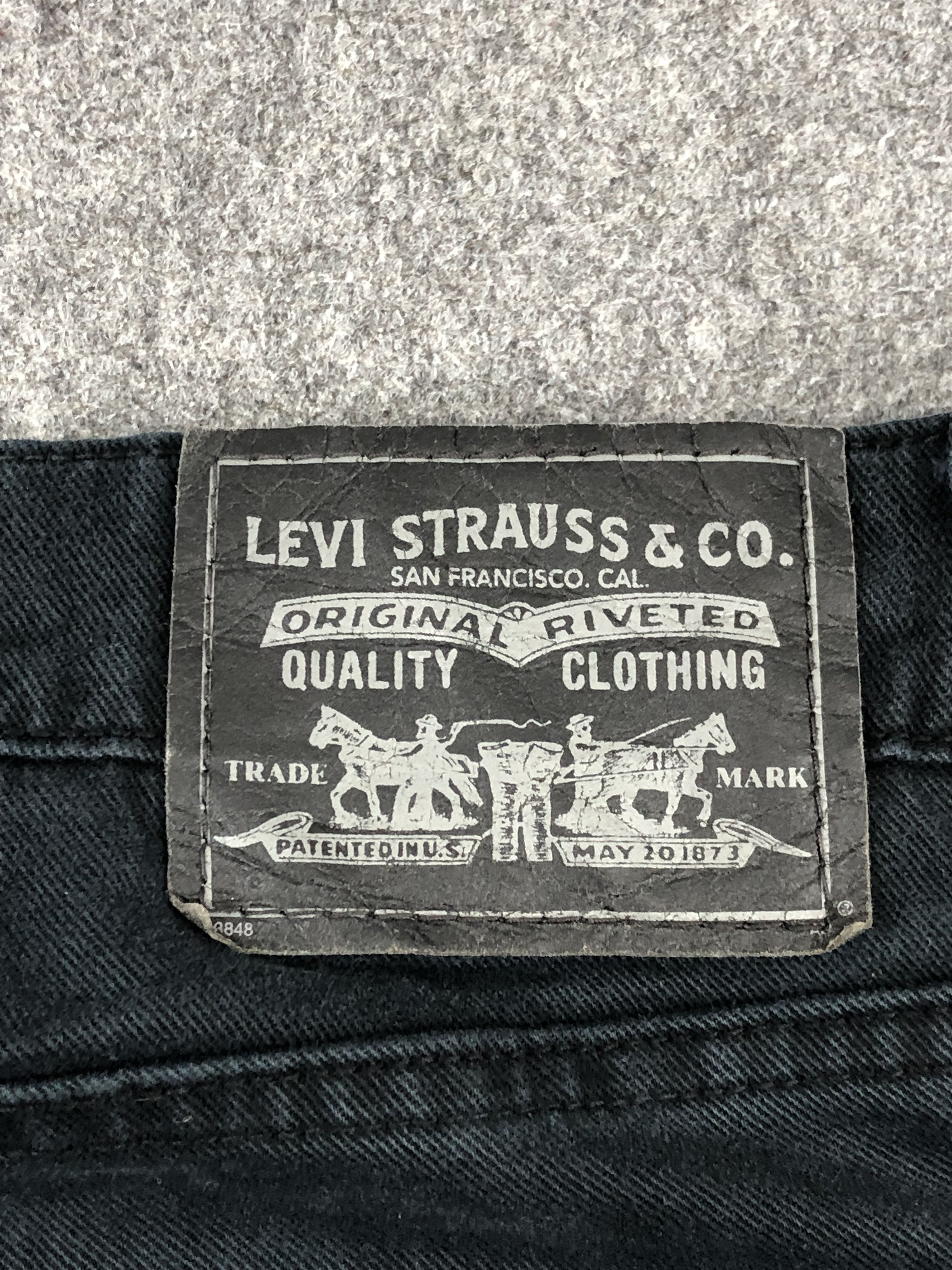 Levi's × Vintage Vintage Levis 510 Faded Black Skinny Jeans DP1480 Size US 32 / EU 48 - 5 Thumbnail