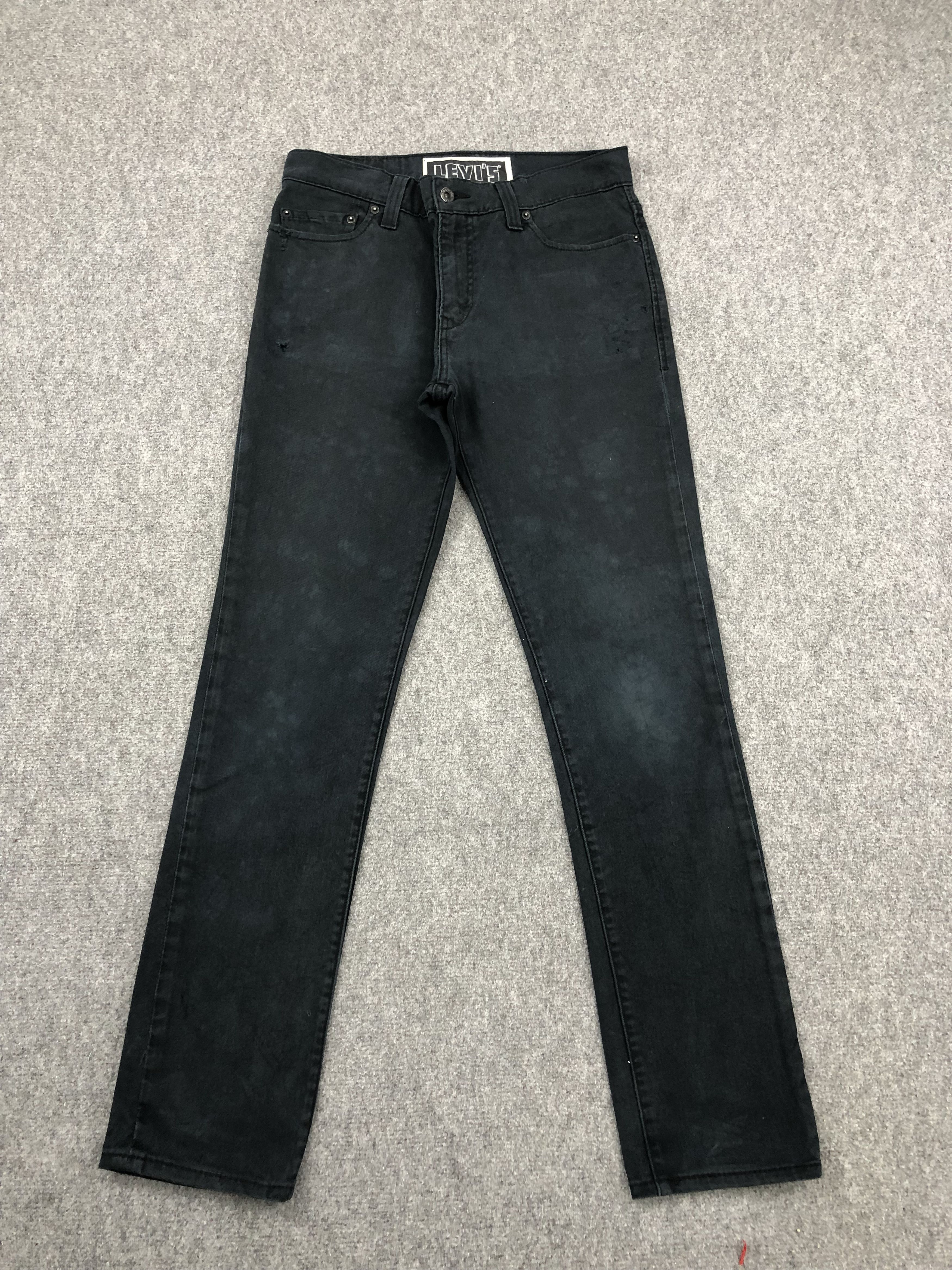 Levi's × Vintage Vintage Levis 510 Faded Black Skinny Jeans DP1480 Size US 32 / EU 48 - 1 Thumbnail