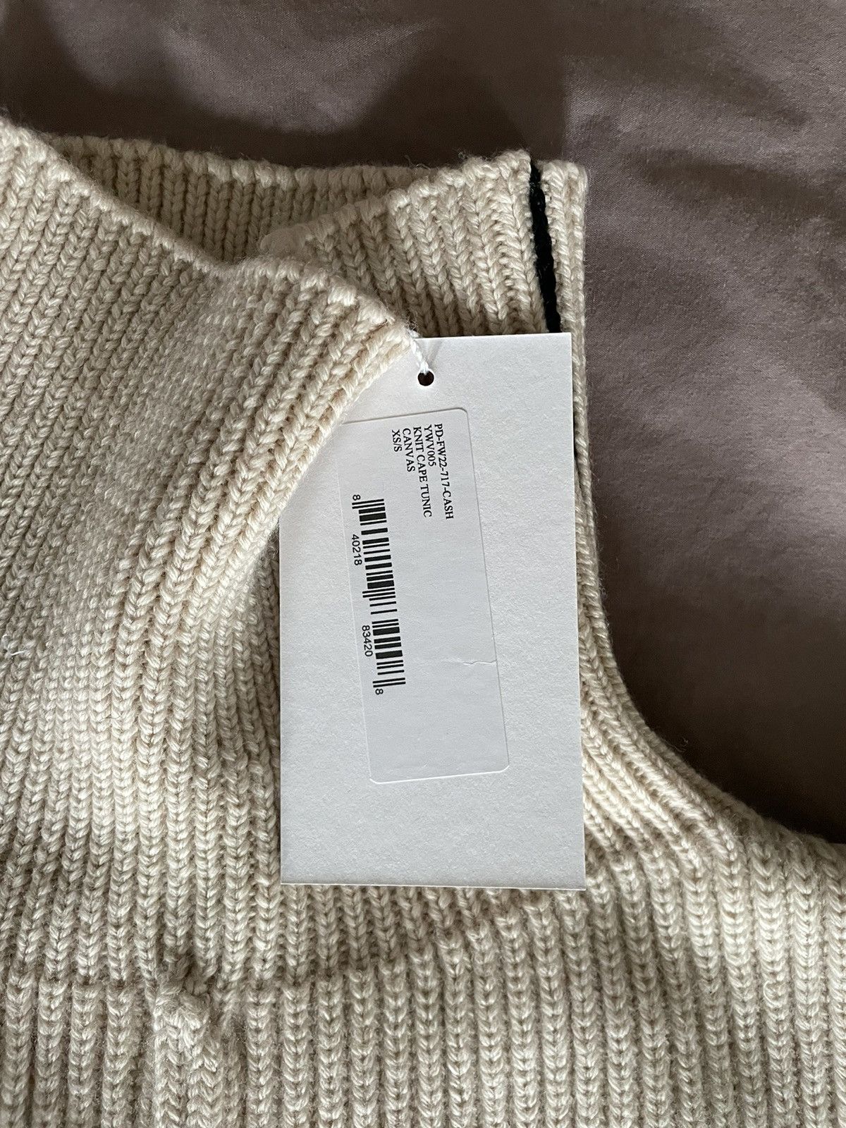 Peter Do Peter Do knit cape tunic beige - new with hang tags Size M / US 6-8 / IT 42-44 - 7 Thumbnail