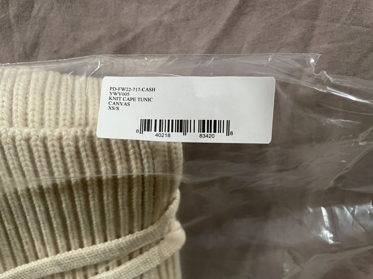 Peter Do Peter Do knit cape tunic beige - new with hang tags Size M / US 6-8 / IT 42-44 - 4 Thumbnail
