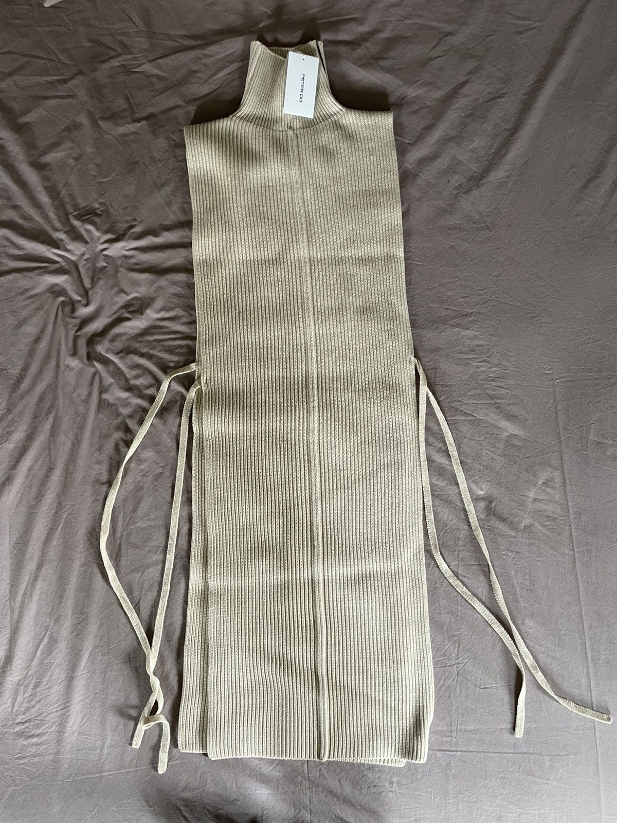 Peter Do knit cape tunic beige - new with hang tags