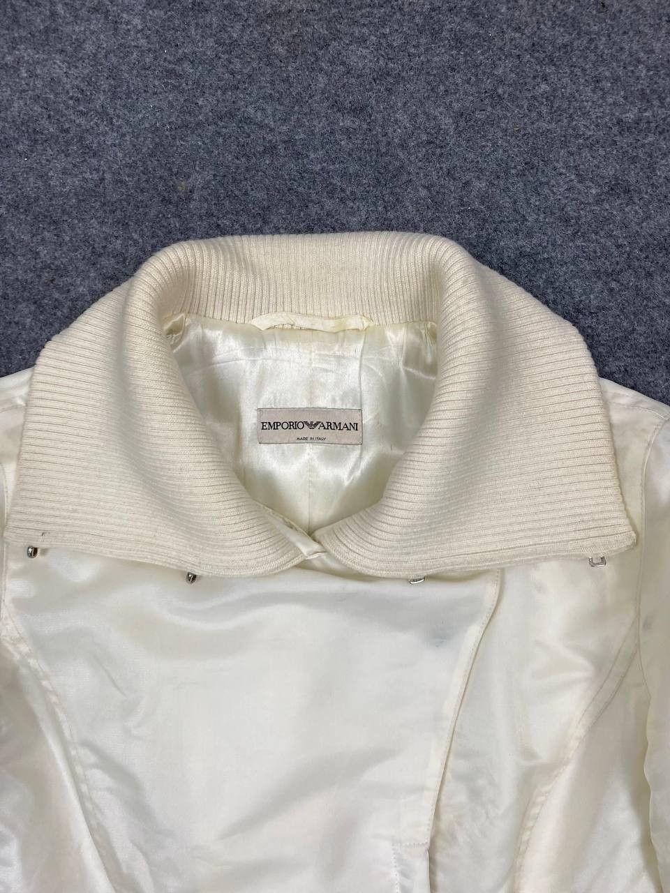 Archival Clothing vintage emporio armani white jacket nice design | Grailed