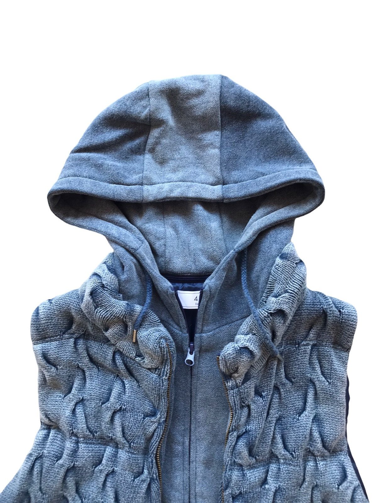 Japanese Brand EDIFICE Japan Sleeveless Quilted Removable Hooded Vest Coat Size US M / EU 48-50 / 2 - 10 Thumbnail