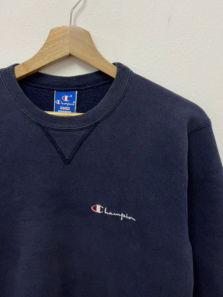 Champion × Vintage Vtg 90’s Champion Crewneck Spellout Logo Classic Sweatshirt Size US S / EU 44-46 / 1 - 2 Thumbnail