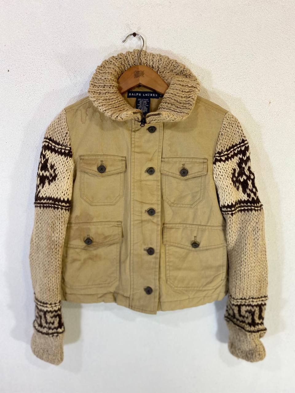 Vintage Polo Sport Ralph Lauren Zip Up Puffer Jacket Size L
