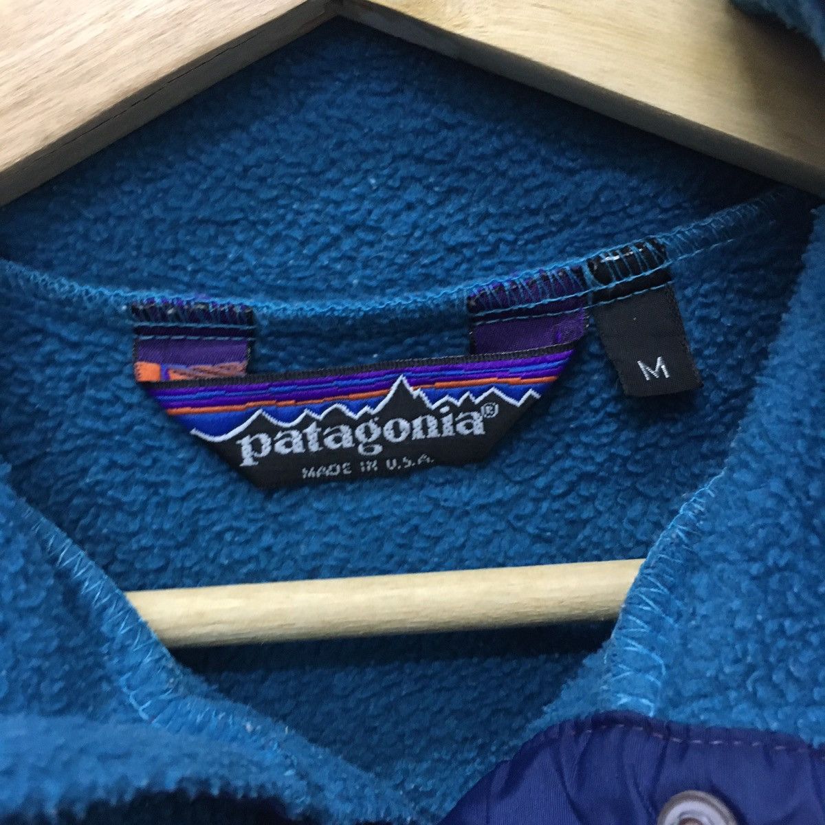 Patagonia × Vintage Rare Vintage Patagonia Small Logo Snap Bottom Fleece Size US M / EU 48-50 / 2 - 11 Thumbnail