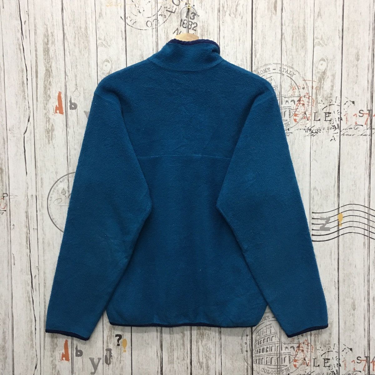 Patagonia × Vintage Rare Vintage Patagonia Small Logo Snap Bottom Fleece Size US M / EU 48-50 / 2 - 2 Thumbnail