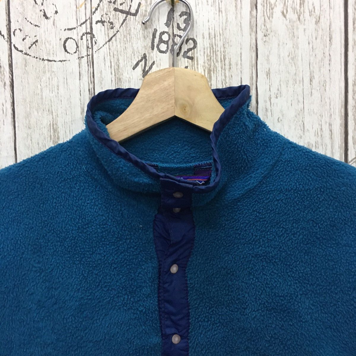 Patagonia × Vintage Rare Vintage Patagonia Small Logo Snap Bottom Fleece Size US M / EU 48-50 / 2 - 9 Thumbnail