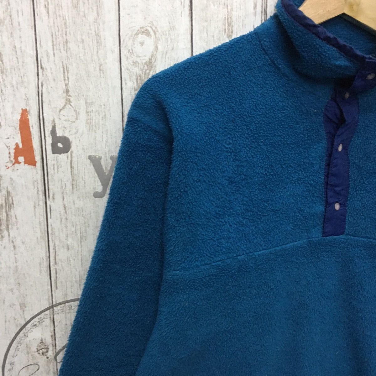 Patagonia × Vintage Rare Vintage Patagonia Small Logo Snap Bottom Fleece Size US M / EU 48-50 / 2 - 8 Thumbnail