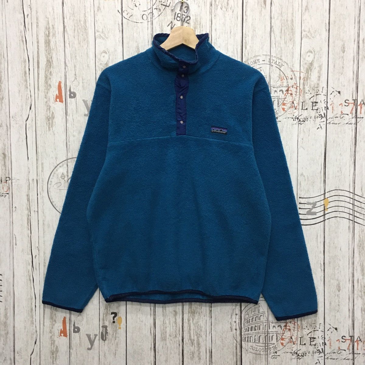 Patagonia × Vintage Rare Vintage Patagonia Small Logo Snap Bottom Fleece Size US M / EU 48-50 / 2 - 1 Thumbnail