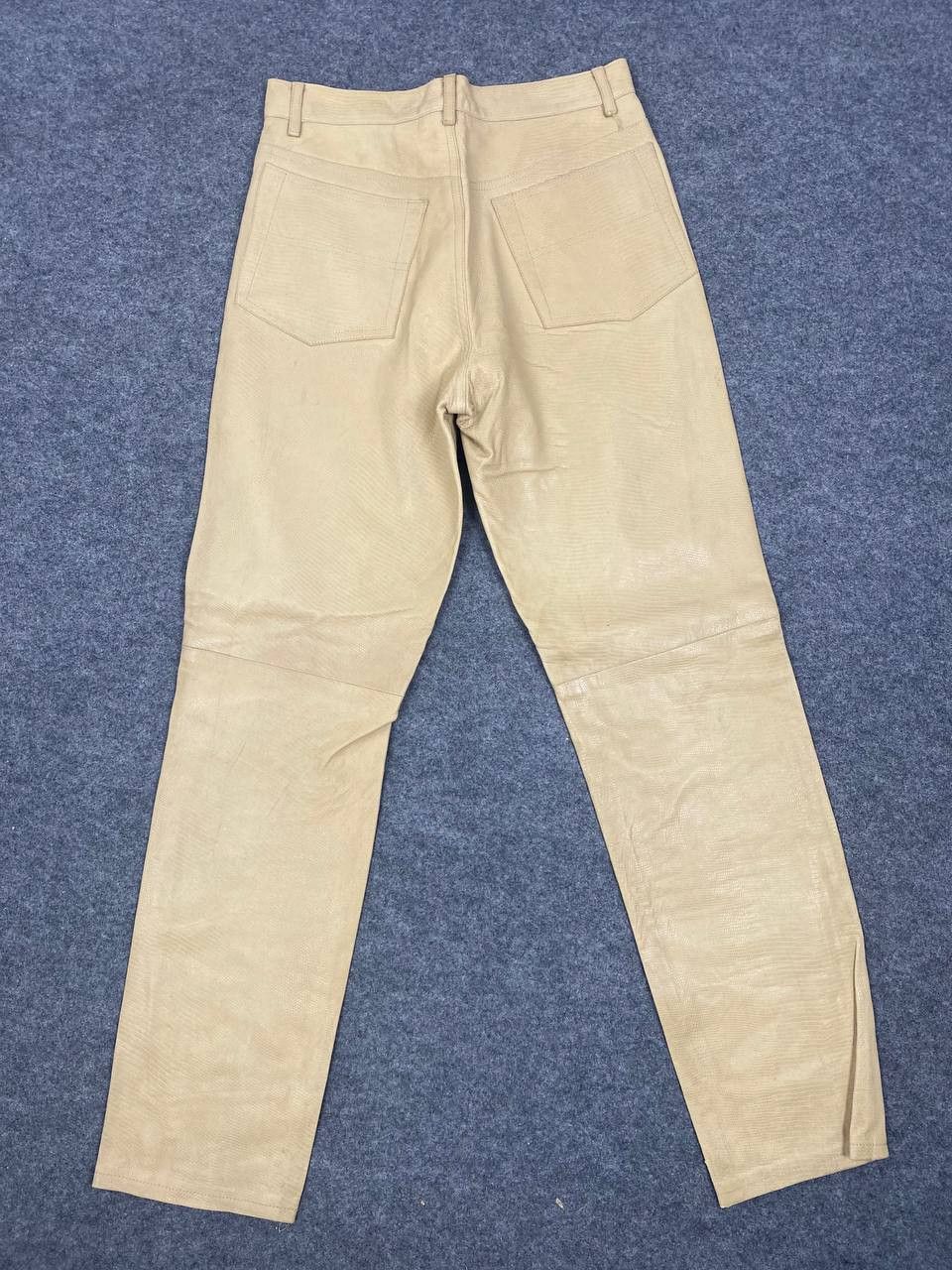 Polo Ralph Lauren Vintage Rare Polo Ralph Lauren Leather Pant Nice Design Size US 30 / EU 46 - 1 Thumbnail