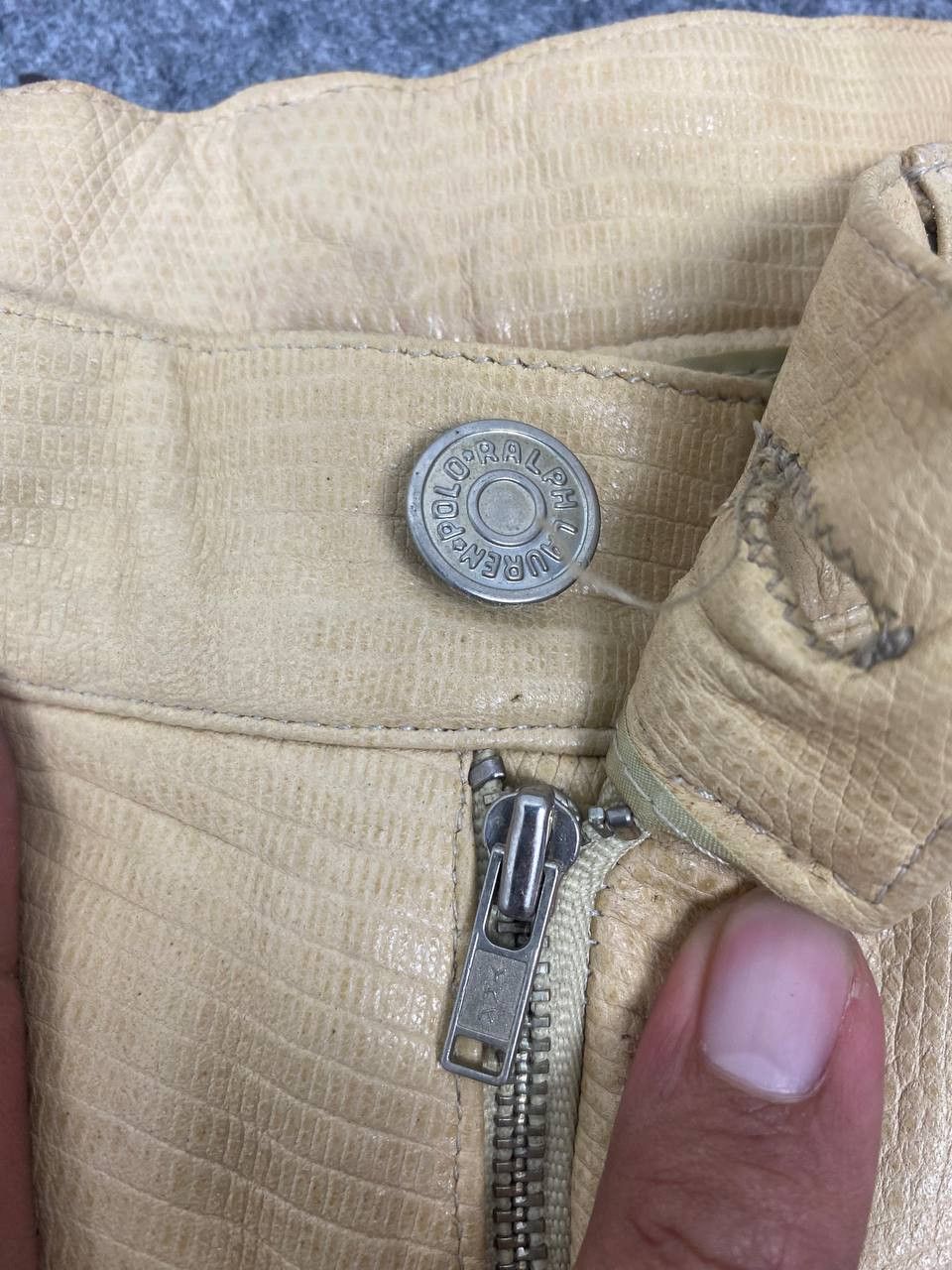 Polo Ralph Lauren Vintage Rare Polo Ralph Lauren Leather Pant Nice Design Size US 30 / EU 46 - 8 Thumbnail