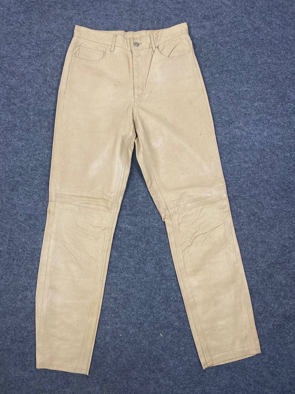 Polo Ralph Lauren Vintage Rare Polo Ralph Lauren Leather Pant Nice Design Size US 30 / EU 46 - 5 Thumbnail