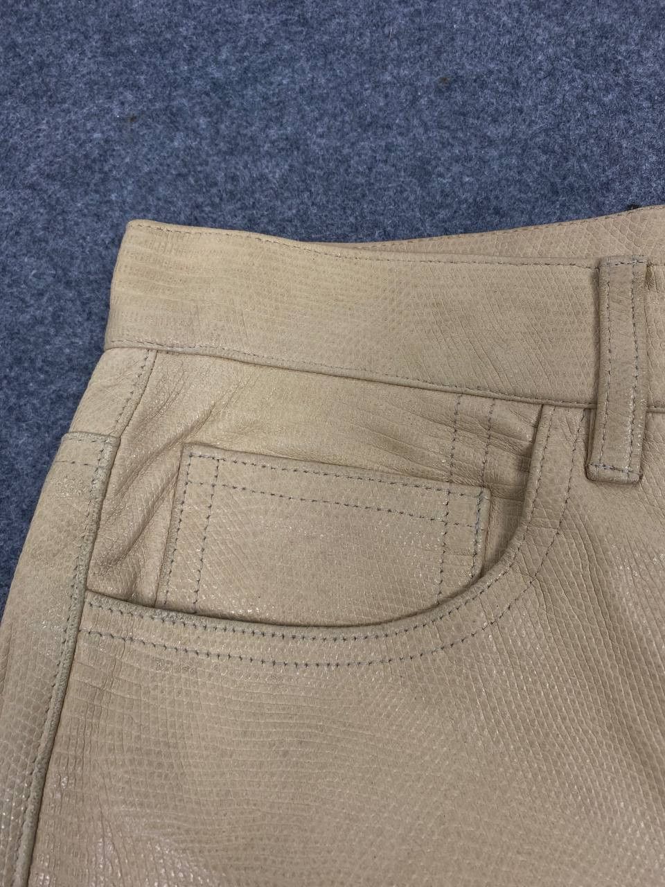 Polo Ralph Lauren Vintage Rare Polo Ralph Lauren Leather Pant Nice Design Size US 30 / EU 46 - 7 Thumbnail