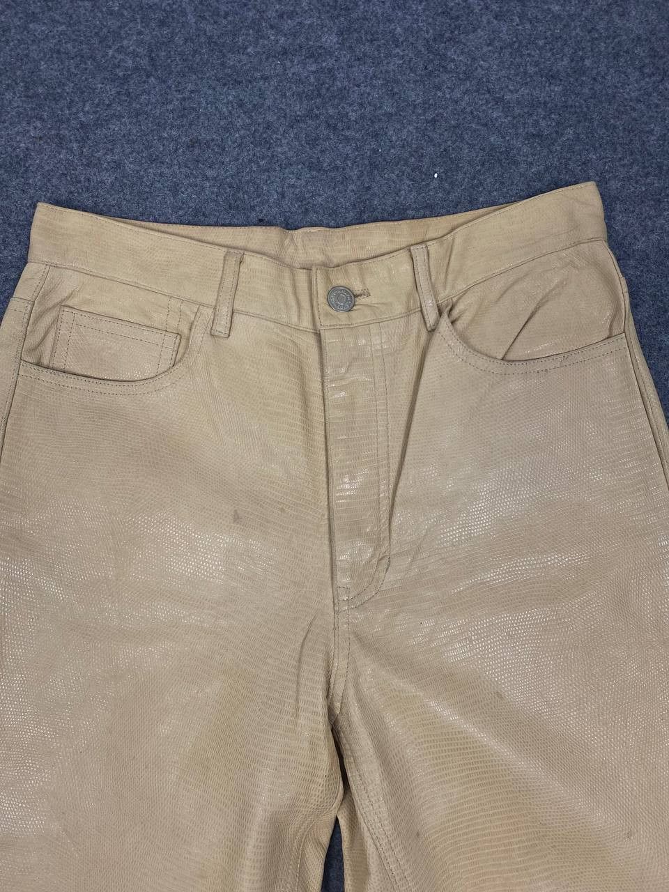 Polo Ralph Lauren Vintage Rare Polo Ralph Lauren Leather Pant Nice Design Size US 30 / EU 46 - 6 Thumbnail