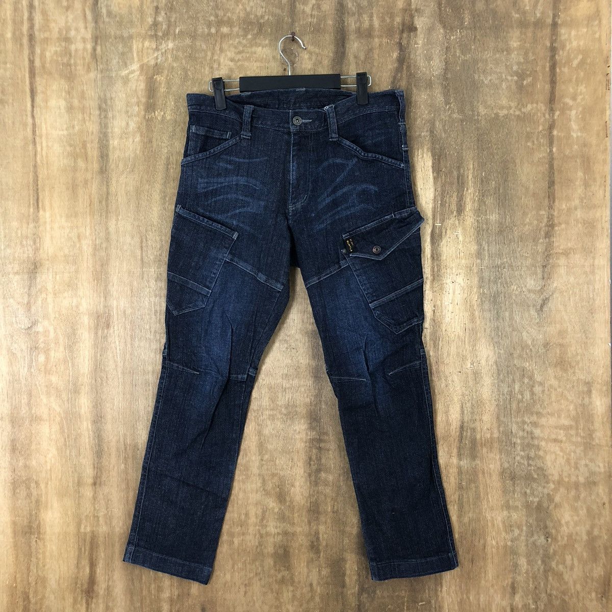 Japanese Brand DLL Burtle Dark Blue multipocket tactical cargo pants #110 Size US 30 / EU 46 - 1 Thumbnail
