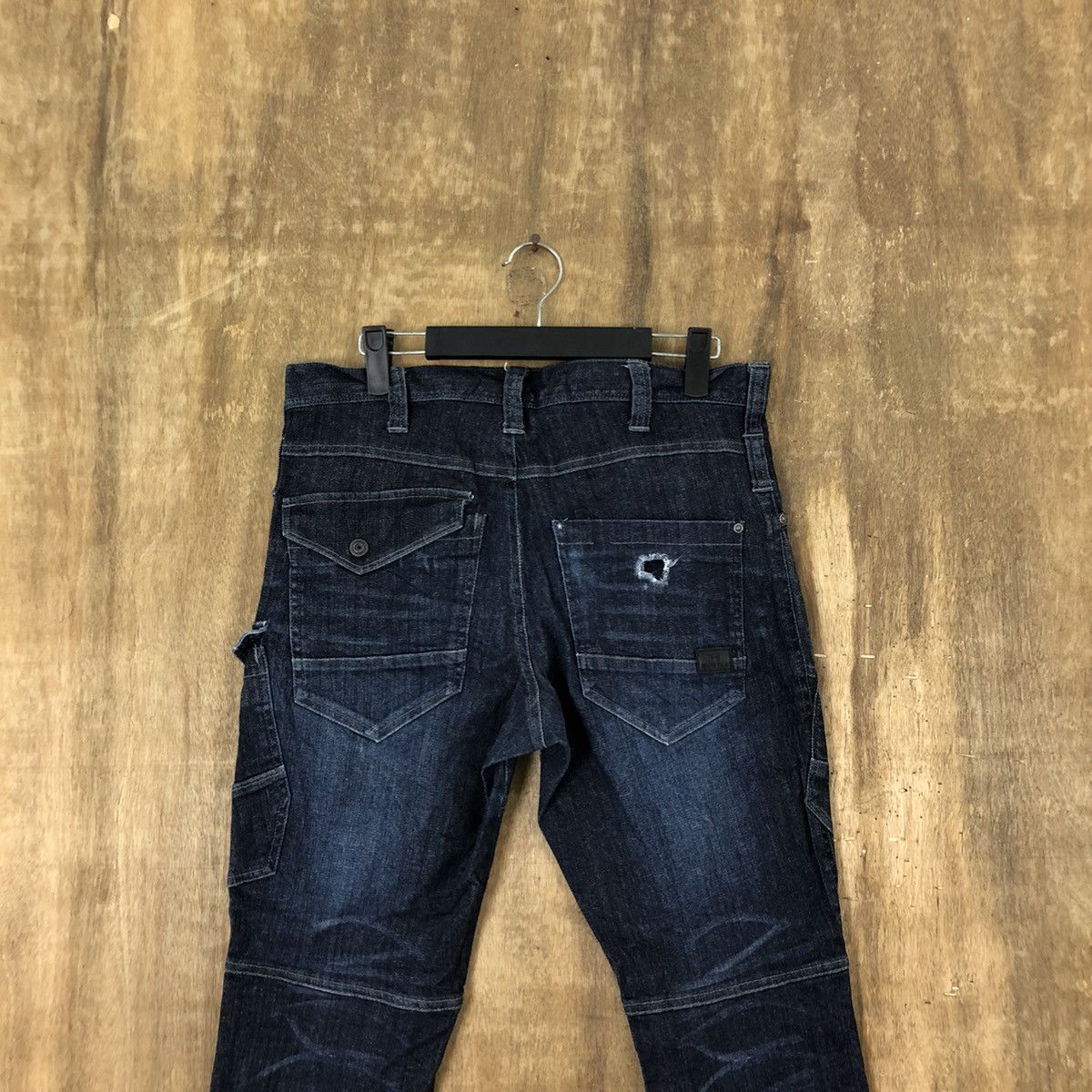 Japanese Brand DLL Burtle Dark Blue multipocket tactical cargo pants #110 Size US 30 / EU 46 - 10 Thumbnail