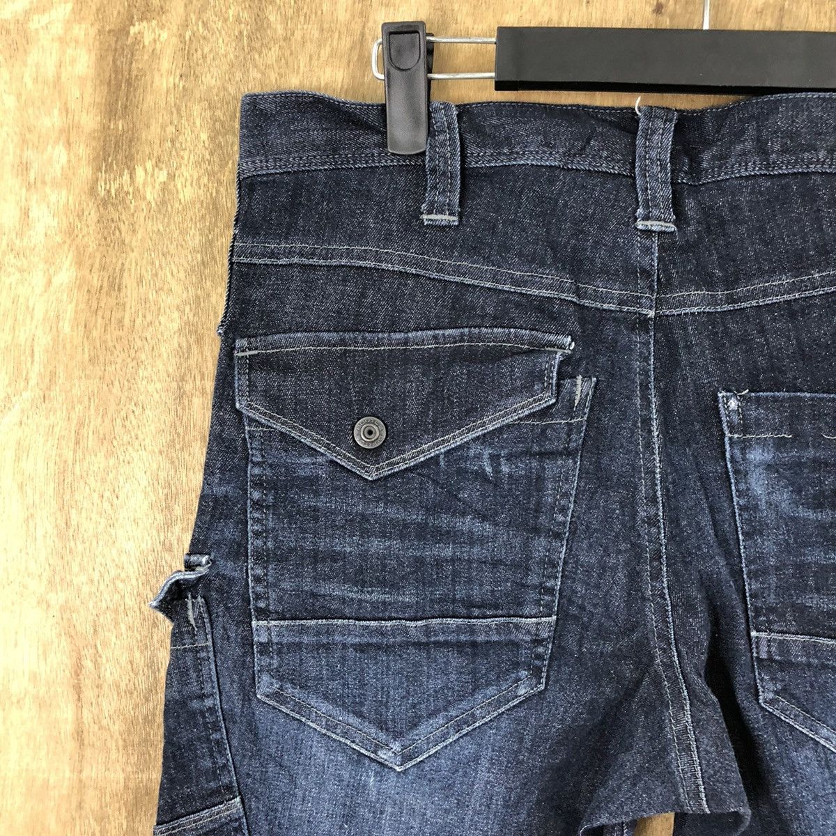 Japanese Brand DLL Burtle Dark Blue multipocket tactical cargo pants #110 Size US 30 / EU 46 - 12 Thumbnail