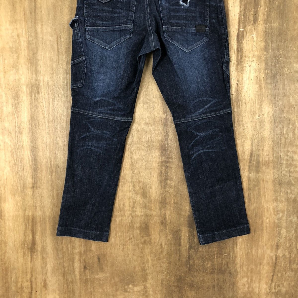Japanese Brand DLL Burtle Dark Blue multipocket tactical cargo pants #110 Size US 30 / EU 46 - 11 Thumbnail