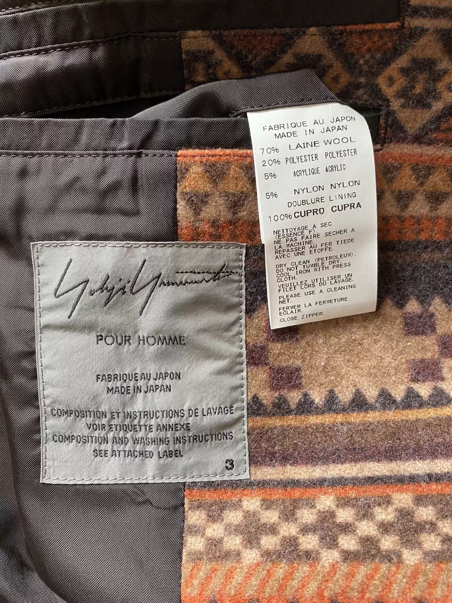 Yohji Yamamoto Yohji Yamamoto 14aw Plaid Wool Suit Size US L / EU 52-54 / 3 - 3 Thumbnail
