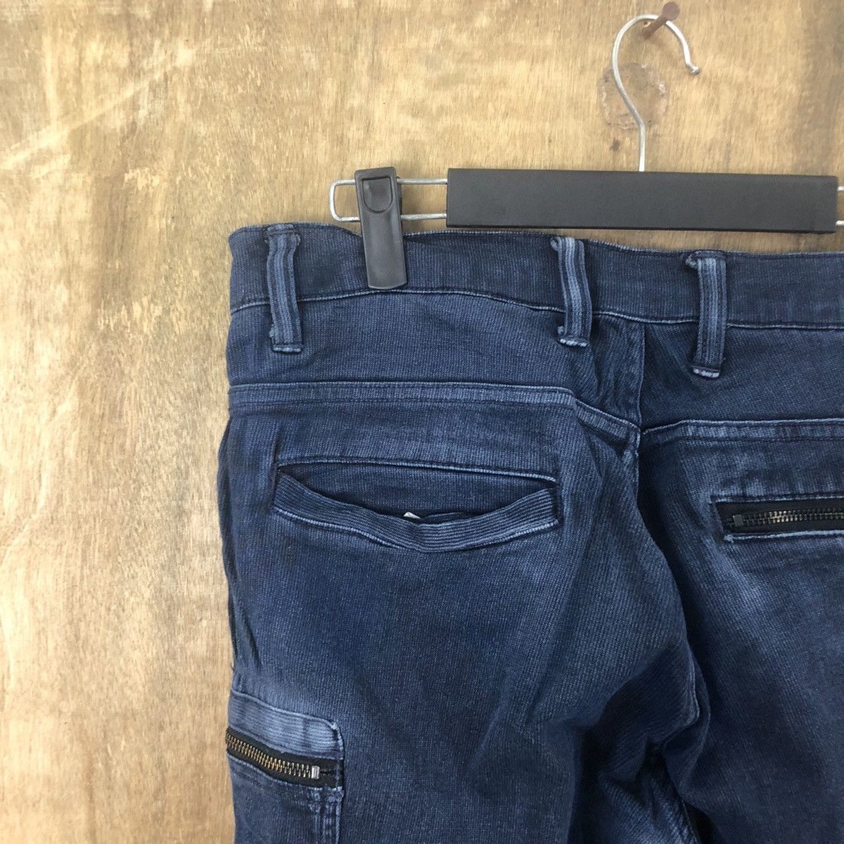 Japanese Brand Scott inc Dark blue multipocket cargo pants #6285 Size US 28 / EU 44 - 11 Thumbnail
