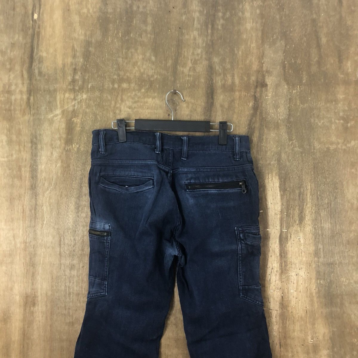 Japanese Brand Scott inc Dark blue multipocket cargo pants #6285 Size US 28 / EU 44 - 9 Thumbnail