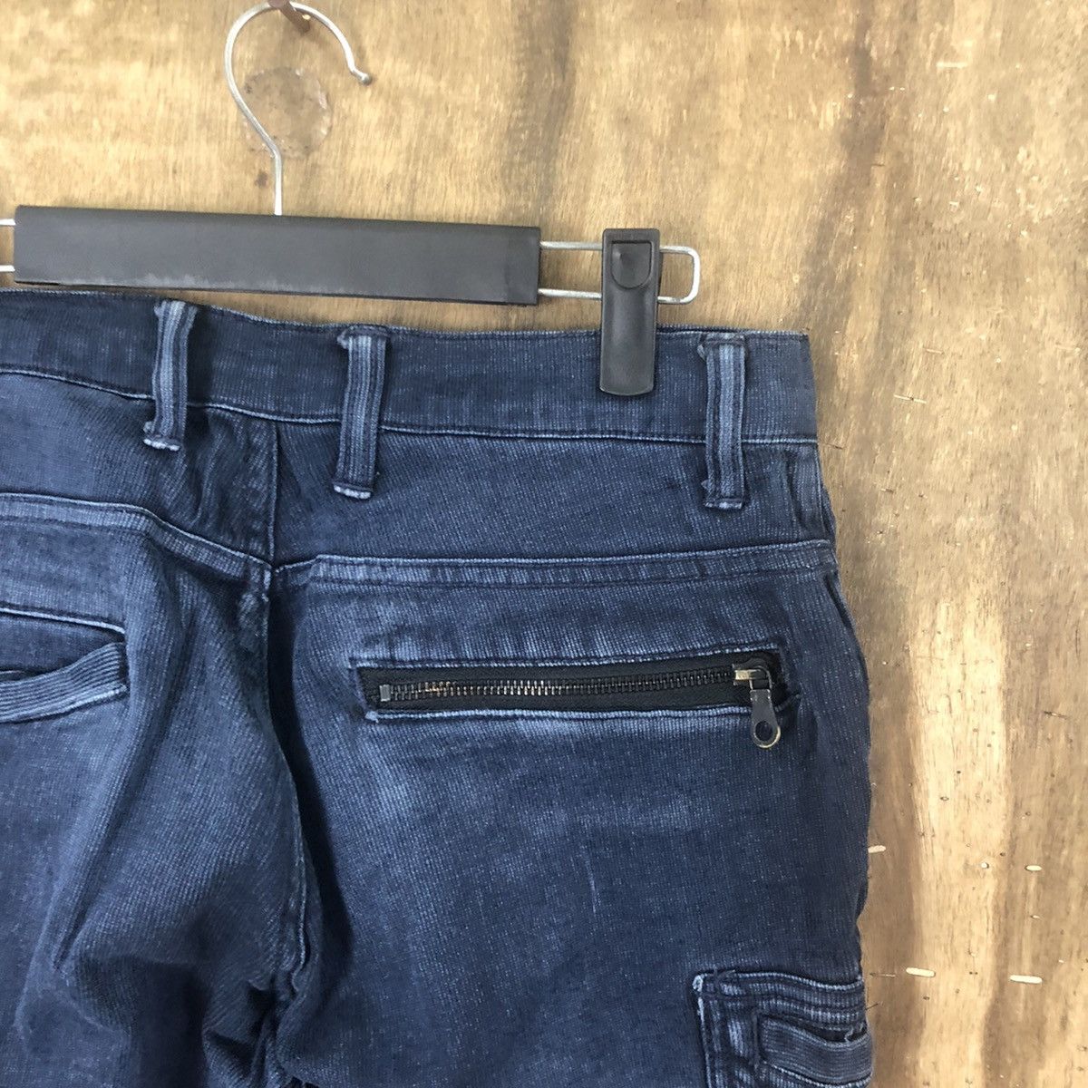 Japanese Brand Scott inc Dark blue multipocket cargo pants #6285 Size US 28 / EU 44 - 12 Thumbnail