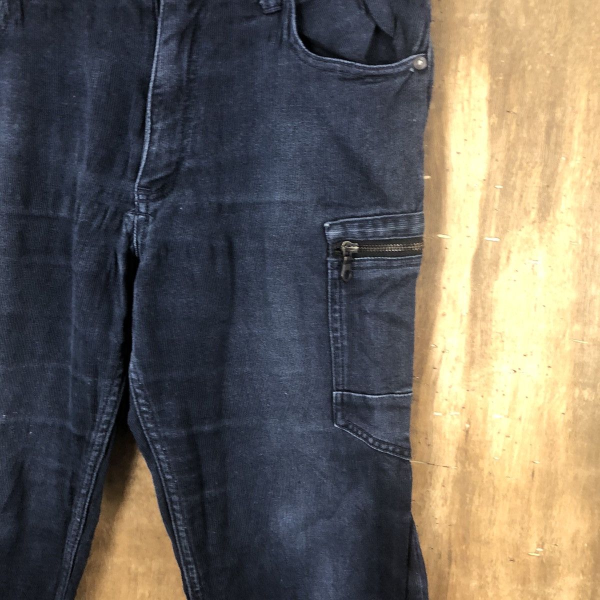 Japanese Brand Scott inc Dark blue multipocket cargo pants #6285 Size US 28 / EU 44 - 7 Thumbnail